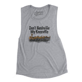 Don't Nashville My Knoxville Women's Flowey Scoopneck Muscle Tank-Athletic Heather-Allegiant Goods Co. Vintage Sports Apparel