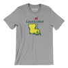 Louisiana Golf Men/Unisex T-Shirt-Athletic Heather-Allegiant Goods Co. Vintage Sports Apparel