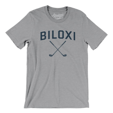 Biloxi Golf Men/Unisex T-Shirt-Athletic Heather-Allegiant Goods Co. Vintage Sports Apparel