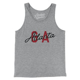 Atlanta Ga Overprinted Men/Unisex Tank Top-Allegiant Goods Co. Vintage Sports Apparel