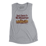 Don't Sante Fe My Albuquerque Women's Flowey Scoopneck Muscle Tank-Allegiant Goods Co. Vintage Sports Apparel