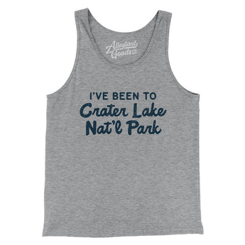 I've Been To Crater Lake National Park Men/Unisex Tank Top-Allegiant Goods Co. Vintage Sports Apparel