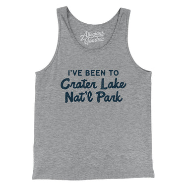 I've Been To Crater Lake National Park Men/Unisex Tank Top-Allegiant Goods Co. Vintage Sports Apparel