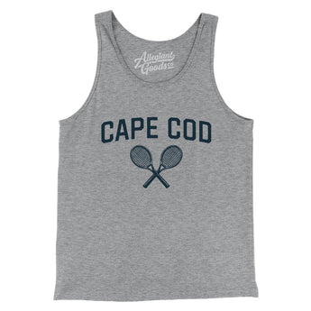 Cape Cod Tennis Men/Unisex Tank Top-Athletic Heather-Allegiant Goods Co. Vintage Sports Apparel