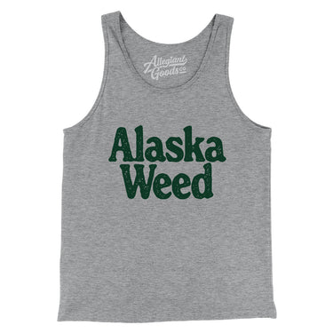 Alaska Weed Men/Unisex Tank Top-Allegiant Goods Co. Vintage Sports Apparel