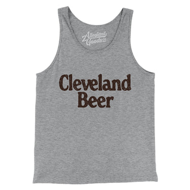 Cleveland Beer Men/Unisex Tank Top-Allegiant Goods Co. Vintage Sports Apparel