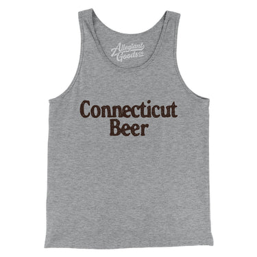 Connecticut Beer Men/Unisex Tank Top-Allegiant Goods Co. Vintage Sports Apparel