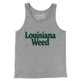Louisiana Weed Men/Unisex Tank Top-Athletic Heather-Allegiant Goods Co. Vintage Sports Apparel