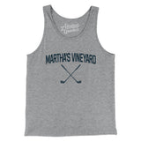 Martha's Vineyard Golf Men/Unisex Tank Top-Athletic Heather-Allegiant Goods Co. Vintage Sports Apparel