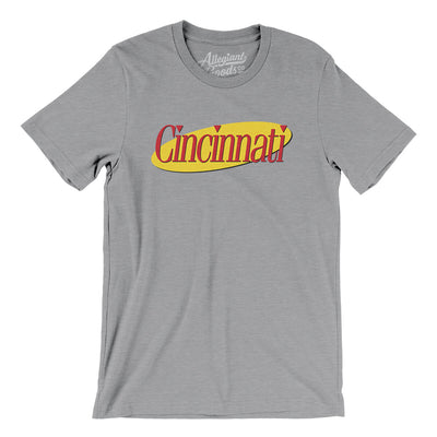 Cincinnati Seinfeld Men/Unisex T-Shirt-Athletic Heather-Allegiant Goods Co. Vintage Sports Apparel