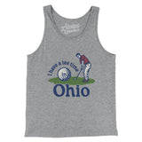 I Have A Tee Time In Ohio Men/Unisex Tank Top-Athletic Heather-Allegiant Goods Co. Vintage Sports Apparel