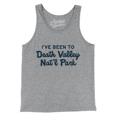 I've Been To Death Valley National Park Men/Unisex Tank Top-Athletic Heather-Allegiant Goods Co. Vintage Sports Apparel