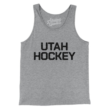 Utah Hockey Men/Unisex Tank Top-Allegiant Goods Co. Vintage Sports Apparel