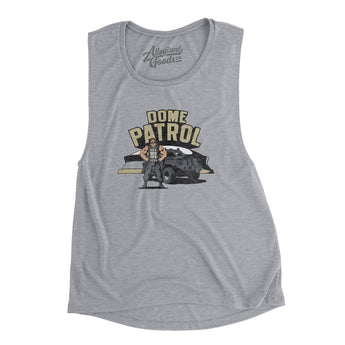 Dome Patrol Women's Flowey Scoopneck Muscle Tank-Athletic Heather-Allegiant Goods Co. Vintage Sports Apparel