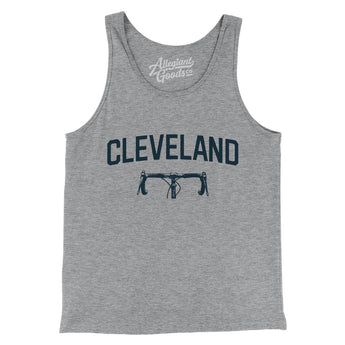 Cleveland Cycling Men/Unisex Tank Top-Athletic Heather-Allegiant Goods Co. Vintage Sports Apparel