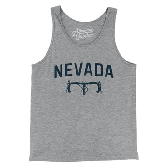 Nevada Cycling Men/Unisex Tank Top-Athletic Heather-Allegiant Goods Co. Vintage Sports Apparel