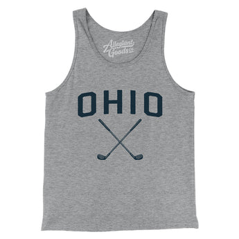 Ohio Golf Men/Unisex Tank Top-Athletic Heather-Allegiant Goods Co. Vintage Sports Apparel