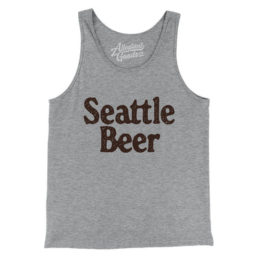 Seattle Beer Men/Unisex Tank Top-Allegiant Goods Co. Vintage Sports Apparel