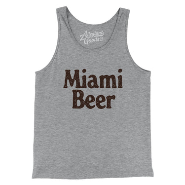 Miami Beer Men/Unisex Tank Top-Allegiant Goods Co. Vintage Sports Apparel
