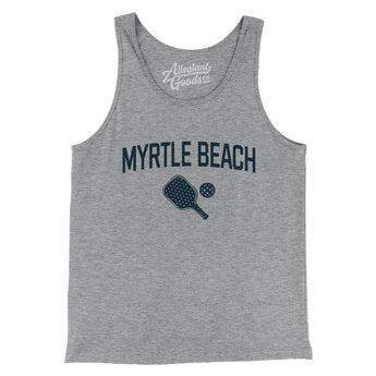 Myrtle Beach Pickleball Men/Unisex Tank Top-Athletic Heather-Allegiant Goods Co. Vintage Sports Apparel