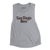 San Diego Beer Women's Flowey Scoopneck Muscle Tank-Allegiant Goods Co. Vintage Sports Apparel