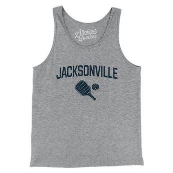 Jacksonville Pickleball Men/Unisex Tank Top-Athletic Heather-Allegiant Goods Co. Vintage Sports Apparel