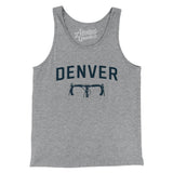Denver Cycling Men/Unisex Tank Top-Athletic Heather-Allegiant Goods Co. Vintage Sports Apparel