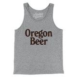 Oregon Beer Men/Unisex Tank Top-Athletic Heather-Allegiant Goods Co. Vintage Sports Apparel
