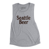 Seattle Beer Women's Flowey Scoopneck Muscle Tank-Allegiant Goods Co. Vintage Sports Apparel