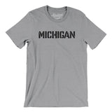 Michigan Military Stencil Men/Unisex T-Shirt-Allegiant Goods Co. Vintage Sports Apparel