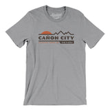 Cañon City Mountain Sunset Men/Unisex T-Shirt-Athletic Heather-Allegiant Goods Co. Vintage Sports Apparel