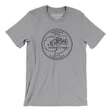 Indiana State Quarter Men/Unisex T-Shirt-Allegiant Goods Co. Vintage Sports Apparel