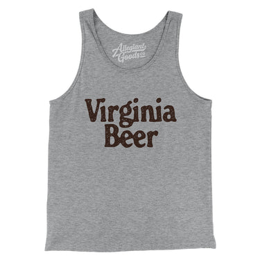 Virginia Beer Men/Unisex Tank Top-Allegiant Goods Co. Vintage Sports Apparel
