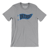 Detroit Pennant Men/Unisex T-Shirt-Allegiant Goods Co. Vintage Sports Apparel