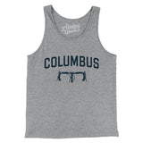 Columbus Cycling Men/Unisex Tank Top-Athletic Heather-Allegiant Goods Co. Vintage Sports Apparel