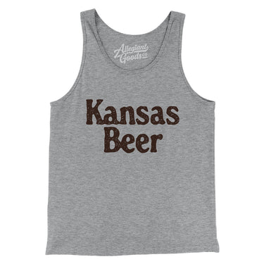 Kansas Beer Men/Unisex Tank Top-Allegiant Goods Co. Vintage Sports Apparel