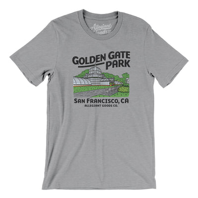 Golden Gate Park Men/Unisex T-Shirt-Athletic Heather-Allegiant Goods Co. Vintage Sports Apparel