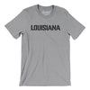 Louisiana Military Stencil Men/Unisex T-Shirt-Athletic Heather-Allegiant Goods Co. Vintage Sports Apparel
