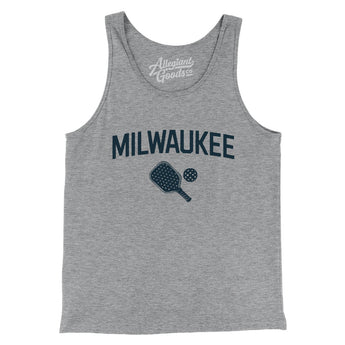 Milwaukee Pickleball Men/Unisex Tank Top-Athletic Heather-Allegiant Goods Co. Vintage Sports Apparel