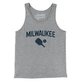 Milwaukee Pickleball Men/Unisex Tank Top-Athletic Heather-Allegiant Goods Co. Vintage Sports Apparel