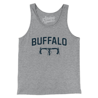 Buffalo Cycling Men/Unisex Tank Top-Athletic Heather-Allegiant Goods Co. Vintage Sports Apparel