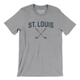 St. Louis Golf Men/Unisex T-Shirt-Athletic Heather-Allegiant Goods Co. Vintage Sports Apparel