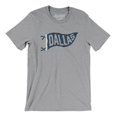 Dallas Pennant Men/Unisex T-Shirt-Allegiant Goods Co. Vintage Sports Apparel