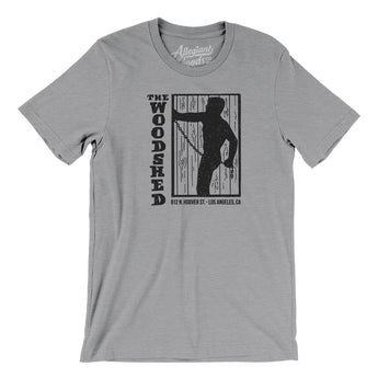 The Woodshed Los Angeles Men/Unisex T-Shirt-Athletic Heather-Allegiant Goods Co. Vintage Sports Apparel