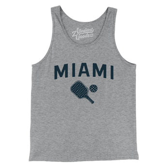 Miami Pickleball Men/Unisex Tank Top-Athletic Heather-Allegiant Goods Co. Vintage Sports Apparel