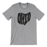 Ohio State Shape Text Men/Unisex T-Shirt-Allegiant Goods Co. Vintage Sports Apparel