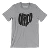 Ohio State Shape Text Men/Unisex T-Shirt-Athletic Heather-Allegiant Goods Co. Vintage Sports Apparel