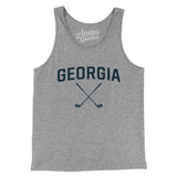 Georgia Golf Men/Unisex Tank Top-Athletic Heather-Allegiant Goods Co. Vintage Sports Apparel