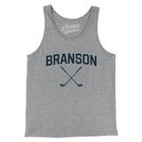 Branson Golf Men/Unisex Tank Top-Athletic Heather-Allegiant Goods Co. Vintage Sports Apparel
