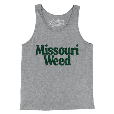 Missouri Weed Men/Unisex Tank Top-Allegiant Goods Co. Vintage Sports Apparel